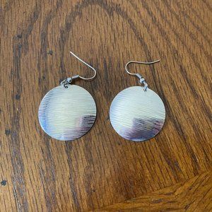 Silver earrings